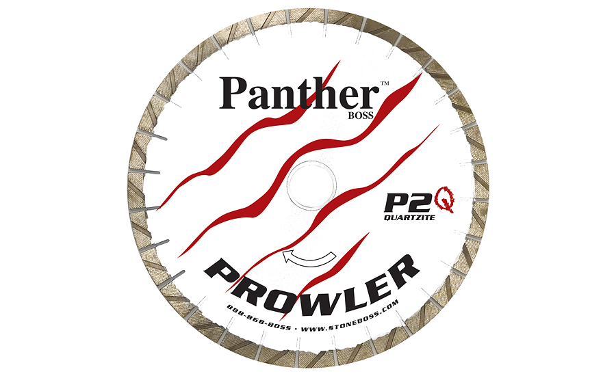 Panther Prowler Q (P2Q) quartzite bridge saw blades from Stone Boss