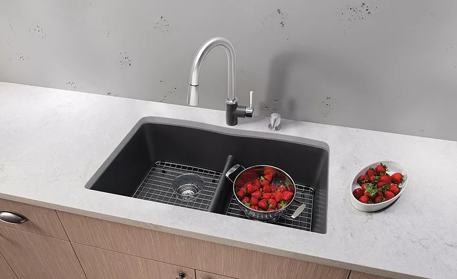 Diamond equal double bowl