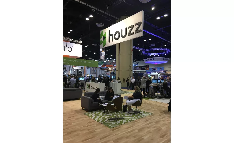 Houzz area to relax and recharge at KBIS