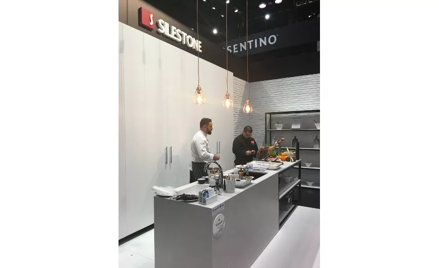 Cosentino's set-up with Silestone products