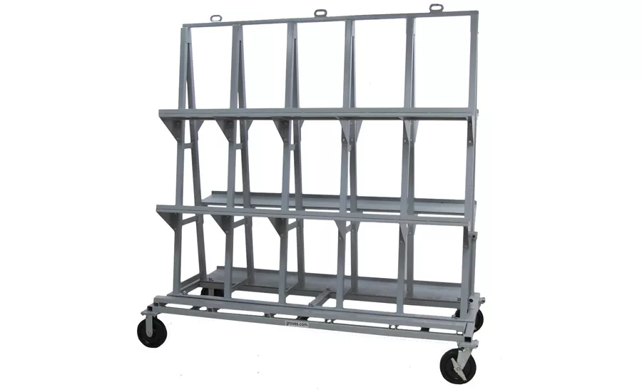 Heavy Duty Backsplash Cart at StoneExpo