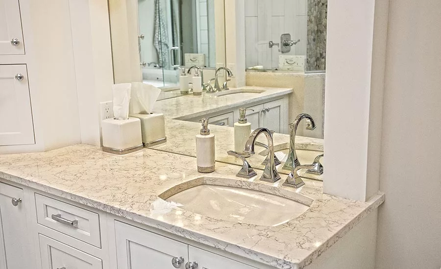 “Tranquility” by Spectrum Quartz and Hirsch Glass