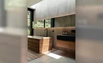 vanity tops fabricated from Neolith Nero
