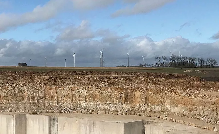 Burgundy quarry
