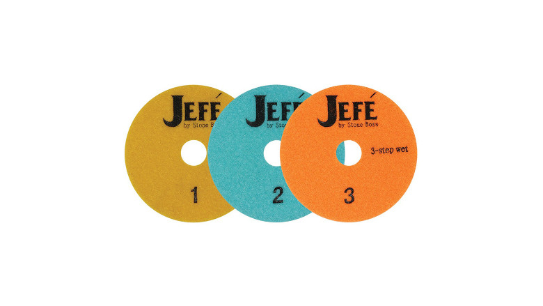 JEFE' 4" 3 Step Polishing Pads