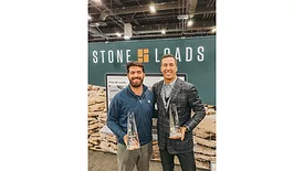John Bryant (L) and Patrck Wells (R) hold TISE 2023 Awards.JPG