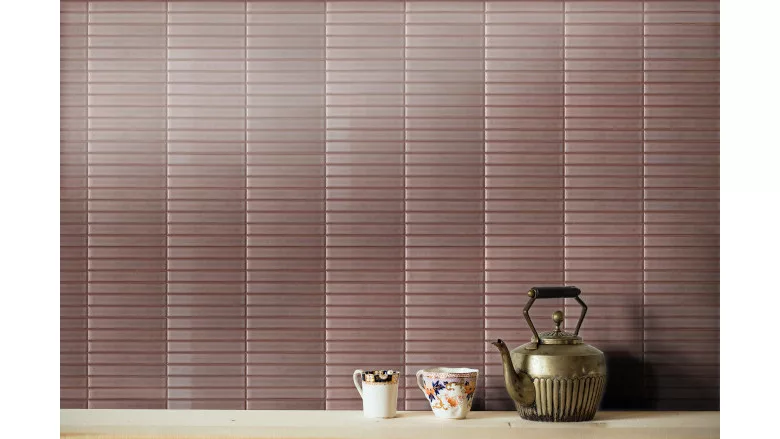 Red wall tile