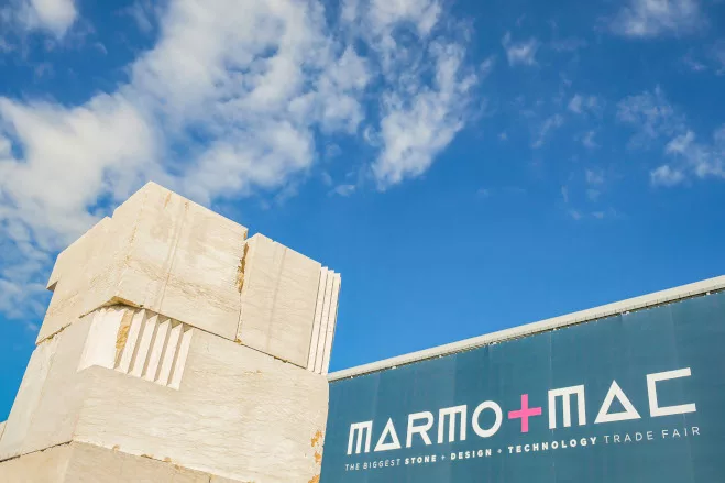 Marmomac sign