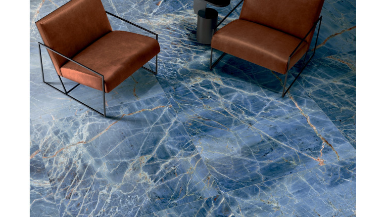 Gardenia Orchidea blue floor tile