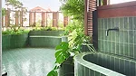 Green glazed porcelain tile
