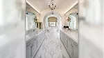 Moderno Porcelain Works slab bathroom