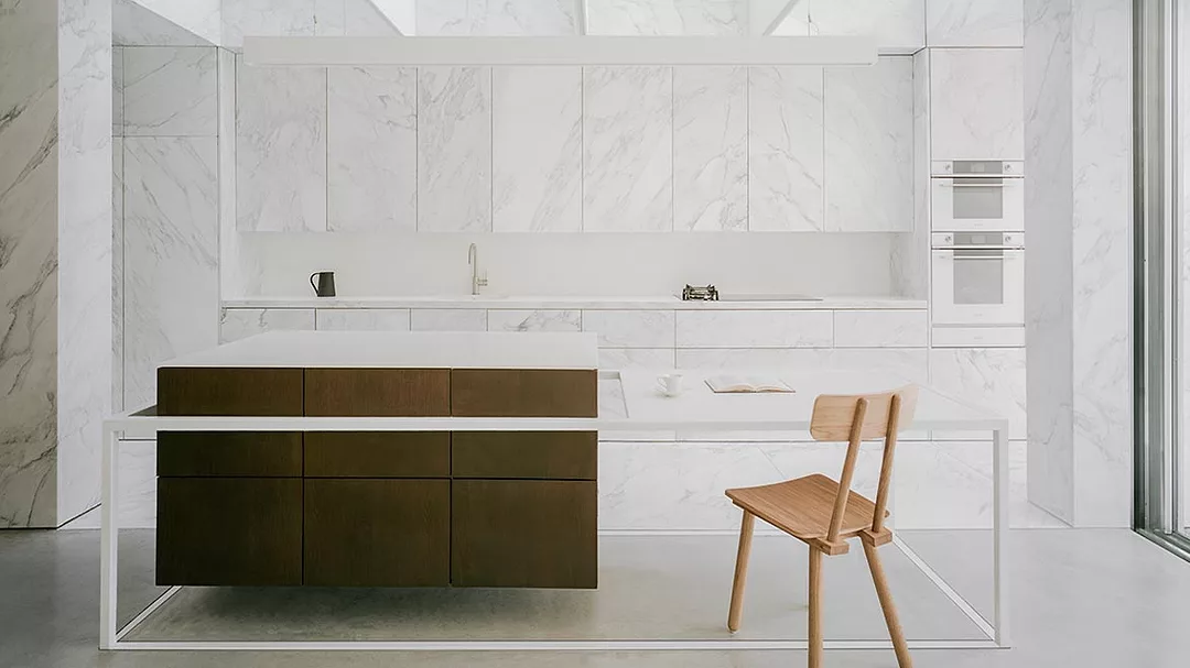 White Marble Kitchen