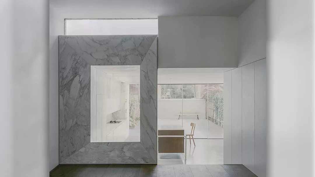 White Marble Residential Interior