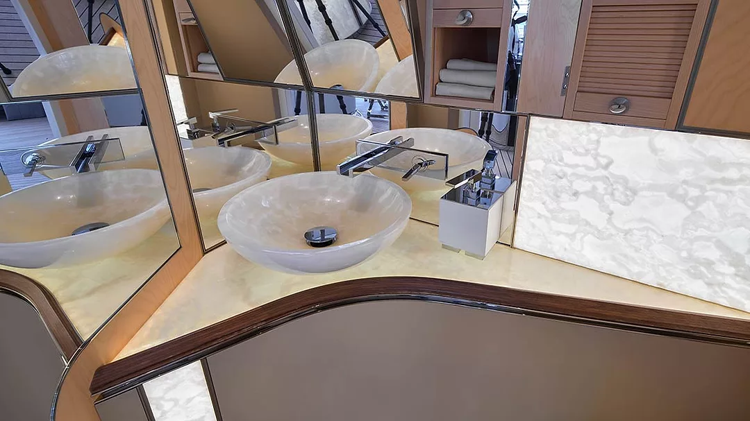 White Onyx Sink