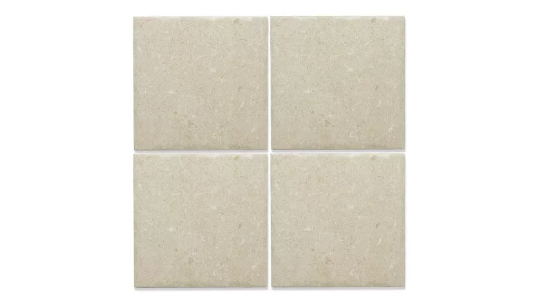 Limestone look porcelain tile