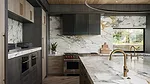Paonazzo marble by Antolini kitchen countertop