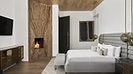 Striato Tortora marble by Antolini fireplace