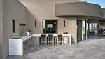 Cristallo Lumix by Antolini outdoor kitchen
