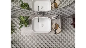 Porcelanosa mosaic shells
