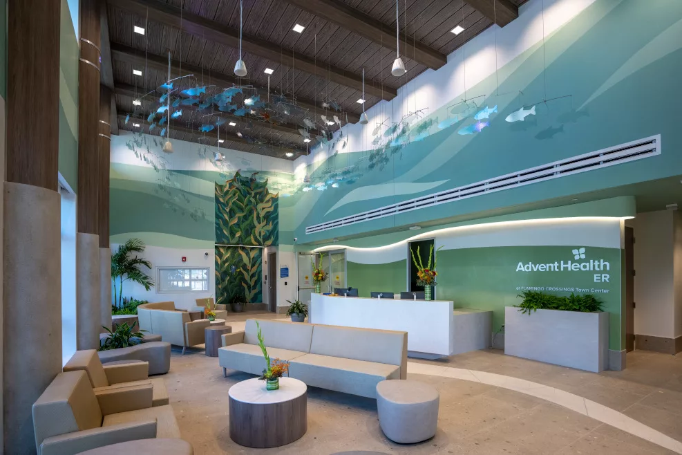 Advent Health ER Flamingo Crossings Lobby