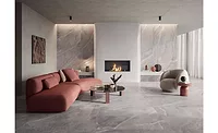 Casalgrande Padana Supreme Grey_ Brickworks Nuances Neve lux.jpg gray marble look floor and wall tile