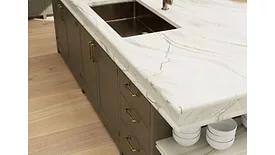 quartz kitchen countertop