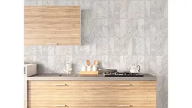 marble tile backsplash