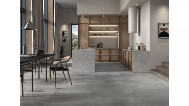 gray floor tile