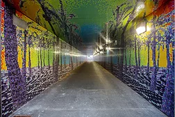 Synthesis Tunnel made of Artaic mosaics