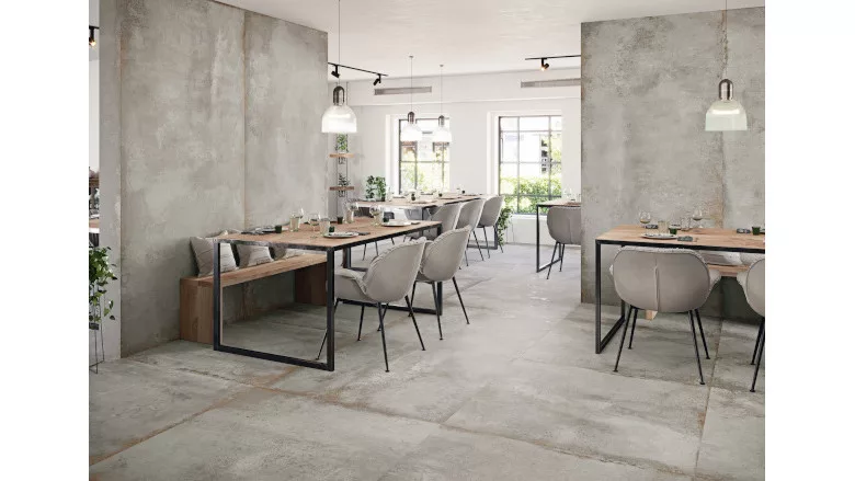 ivory aluminum style tile