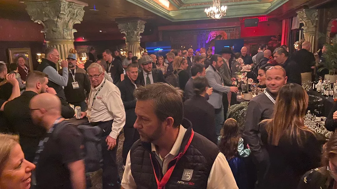 Stone Fabricator's Alliance reception at the Foundation Room in Mandalay Bay.