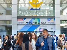 Outside entrance of Cevisama in Valencia,Spain