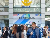 Cevisama Outside entrance of Cevisama in Valencia,Spain