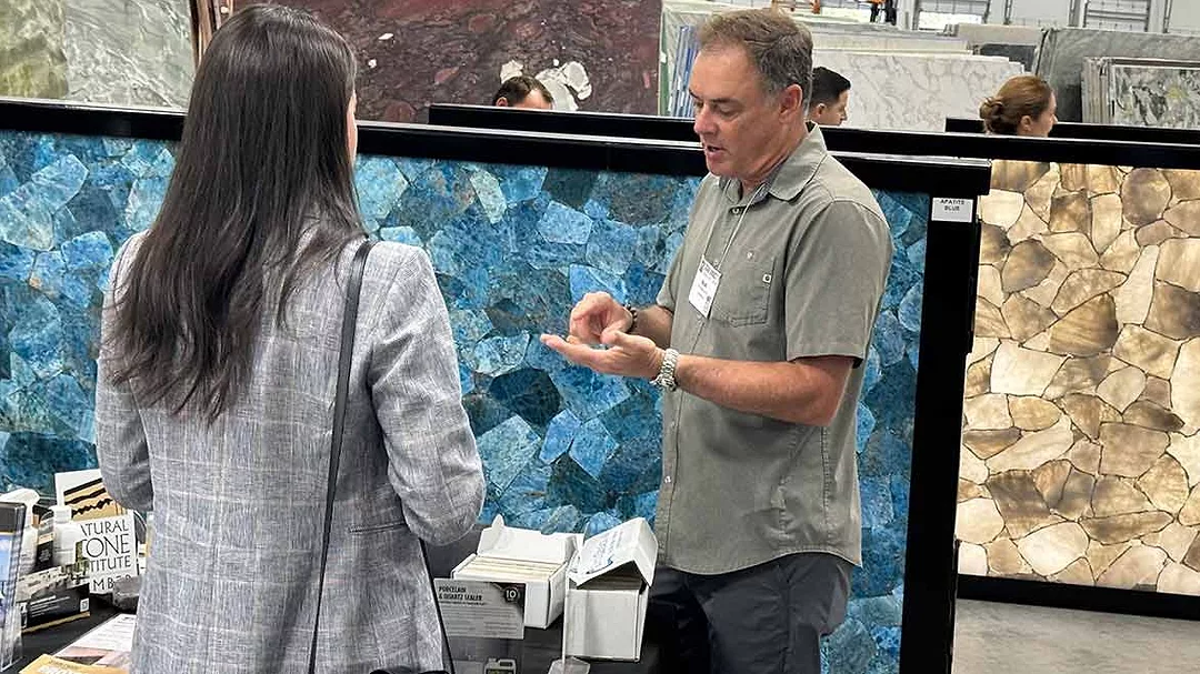 Participants had the opportunity to talk with sponsors to learn about new products.