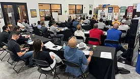 A full room of fabricators at the Stone Summit in Pompano Beach, FL