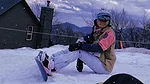 Madison Gambrell snowboarding