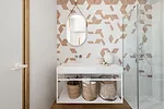 Lapitec White Bathroom Vanity Top