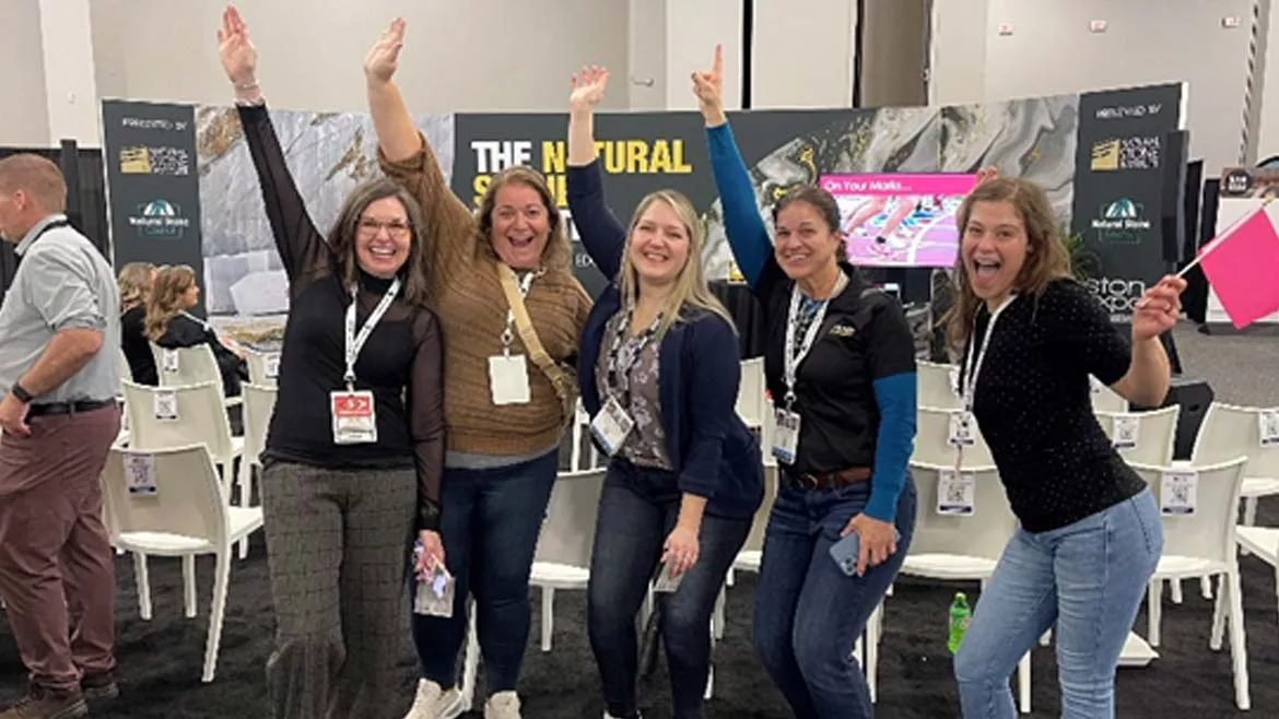 Women in Stone Amazing Race at StonExpo 2024