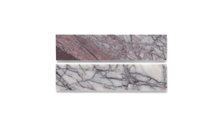 lilac colored marble tile
