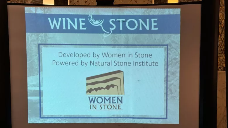 Women in Stone Wine & Stone event logo