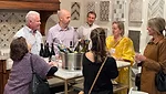Architects and designers mingling at Wine & Stone Event