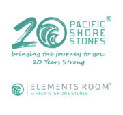 Pacifi Shore Stones 20th Anniversary Logo