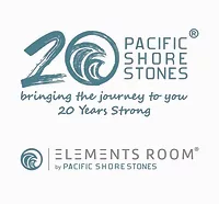 Pacifi Shore Stones 20th Anniversary Logo