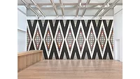 Geometric wall tile black and white 