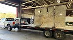 Alabama White Marble Co. white marble slab being loaded
