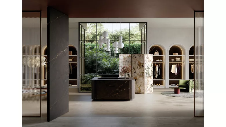 porcelain floor tile in greige