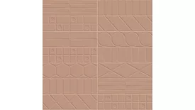 clay color ceramic square tile