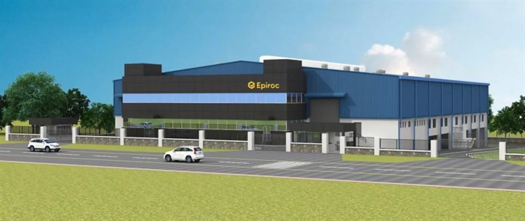 Epiroc rendering of expansion of manufacturing facility in India