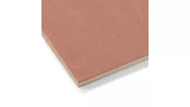clay color grooved tile