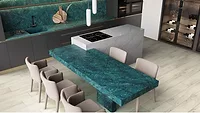 green veined marble look desktop